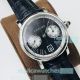 Swiss Replica Cartier Rotonde de Cartier Leather Watch Black Chronograph Dial (2)_th.jpg